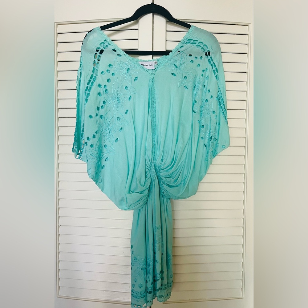 Elegant Aqua Maxi Dress